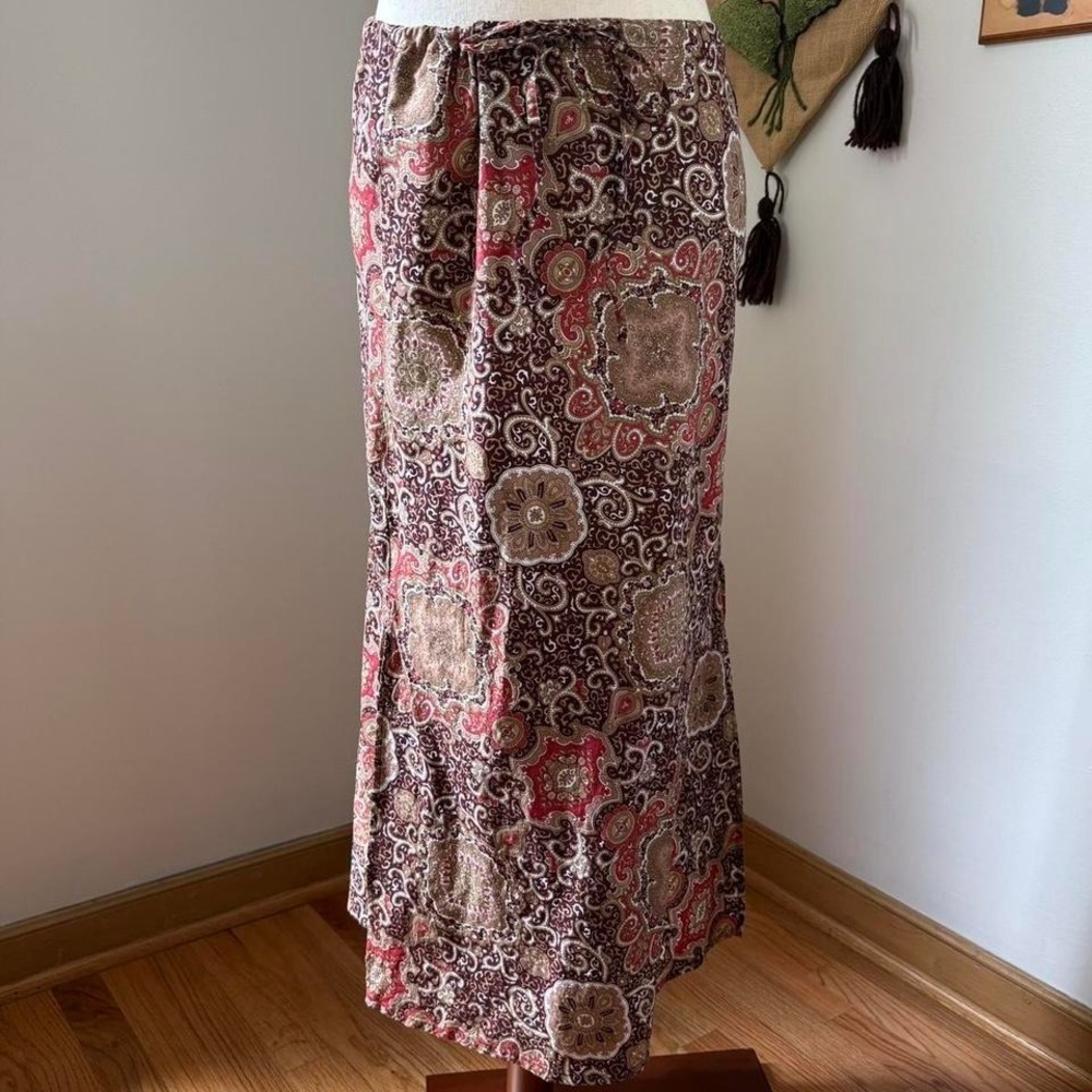 Brown Boho Fairy Paisley Skirt